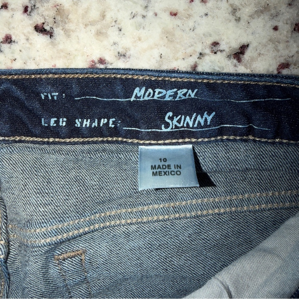 Eddie Bauer Modern Skinny Jeans Size 10 Dark Wash Women’s Jeans Stretch EUC - Picture 5 of 13